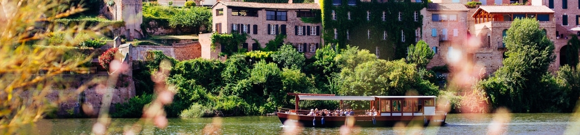 albi, gabarre sur le tarn